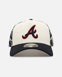 New Era Atlanta Braves 'Forth Of July' 9FORTY A-Frame Snapback Chrome/Navy