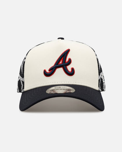 New Era Atlanta Braves 'Forth Of July' 9FORTY A-Frame Snapback Chrome/Navy