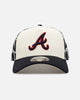 New Era Atlanta Braves 'Forth Of July' 9FORTY A-Frame Snapback Chrome/Navy