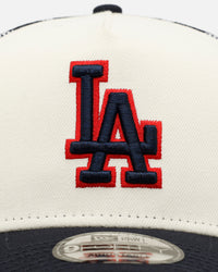 New Era Los Angeles Dodgers 'Forth Of July' 9FORTY A-Frame Snapback Chrome/Navy