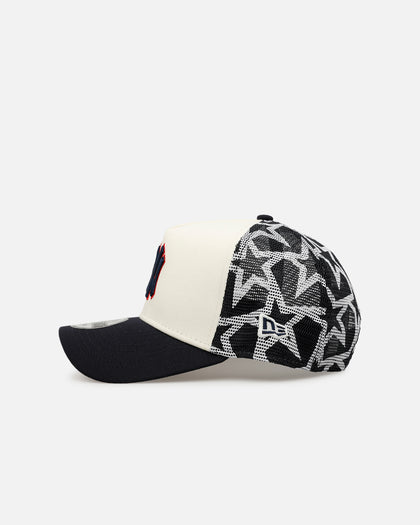 New Era New York Yankees 'Forth Of July' 9FORTY A-Frame Snapback Chrome/Navy
