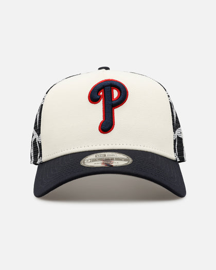 New Era Philadelphia Phillies 'Forth Of July' 9FORTY A-Frame Snapback Chrome/Navy