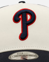 New Era Philadelphia Phillies 'Forth Of July' 9FORTY A-Frame Snapback Chrome/Navy