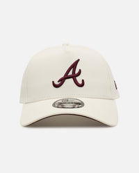 New Era Atlanta Braves 'Too Clean 2.0' 9FORTY A-Frame Snapback Chrome/Maroon