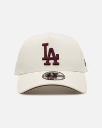 New Era Los Angeles Dodgers 'Too Clean 2.0' 9FORTY A-Frame Snapback Chrome/Maroon
