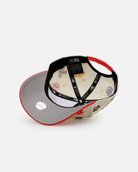 New Era Atlanta Braves 9FORTY A-Frame Snapback Pink