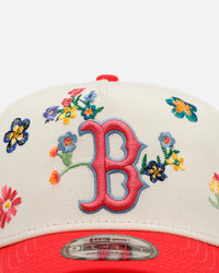 New Era Boston Red Sox 9FORTY A-Frame Snapback Pink