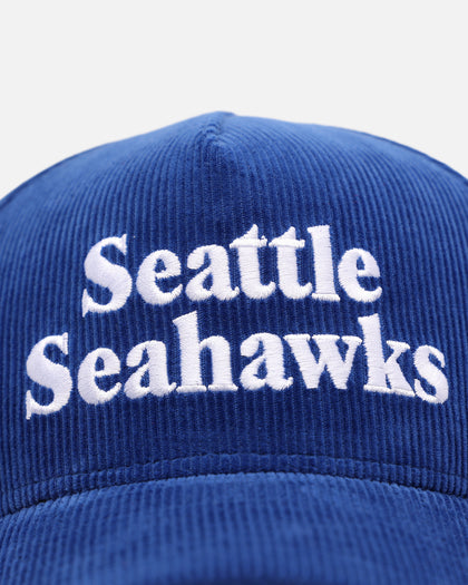 New Era Seattle Seahawks 'NFL Kickoff Cord' 9FORTY A-Frame Snapback Official Team Color