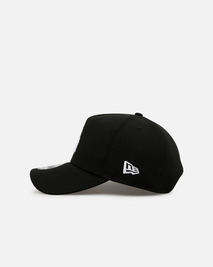 Saint Morta x New Era Logo 9FORTY A-Frame Snapback Black