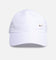 Nike Dri-FIT Club Unstructured Metal Swoosh Strapback Cap White
