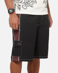 Ed Hardy Fury Shorts Plum/Black