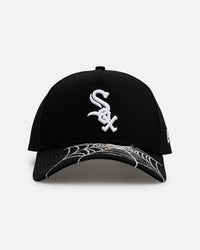 New Era Chicago White Sox 'Spider Web Visor' 9FORTY A-Frame Snapback Black