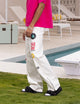 Loiter Patchwork Double Knee Pants Off White