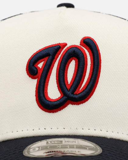 New Era Washington Nationals 'Fourth Of July' 9FORTY A-Frame Snapback Chrome/Navy