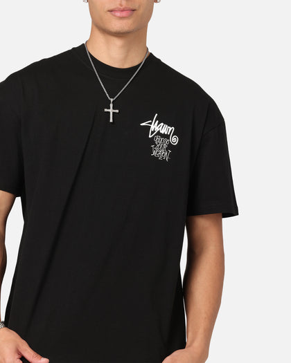 S Double Choose Your Weapon T-Shirt Washed Black