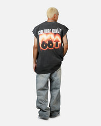 Culture Kings X 88Rising Degrees Muscle T-Shirt Black Wash