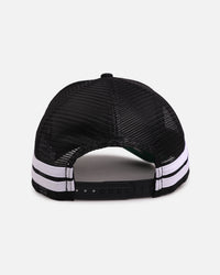 New Era Las Vegas Raiders 'Stripe' 9FORTY A-Frame Trucker Snapback Black/White