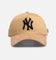 New Era New York Yankees 'Suede Visor' 9FORTY A-Frame Snapback Bronze