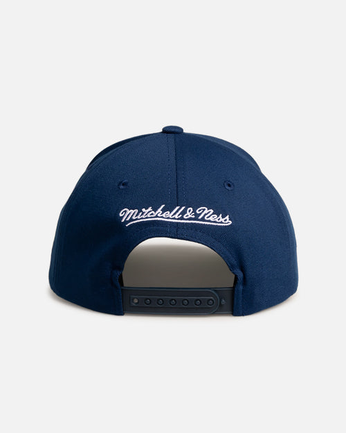 Mitchell & Ness Minnesota Timberwolves Anthony Edwards 'Classic' Script Pro Pinch Snapback Navy