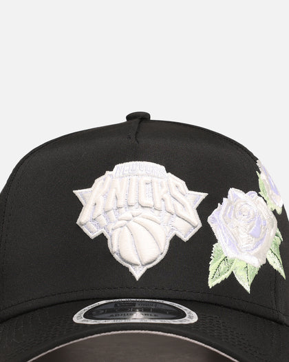 New Era New York Knicks 'Glow Rose' 9FORTY A-Frame Snapback Black