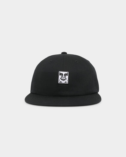 Obey Icon Patch 6-Panel Strapback Black