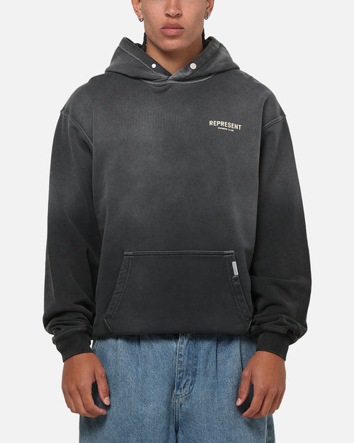 Represent Owners Club Hoodie Aged Black