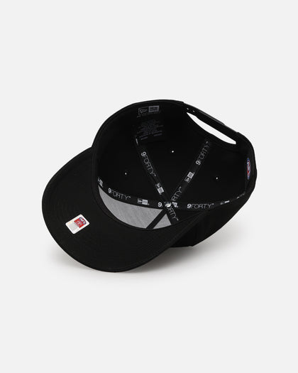 New Era Brisbane Lions 'Triple Black' 9FORTY A-Frame Snapback Black