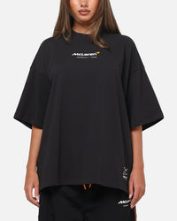 Mitchell & Ness X Mclaren Showcase Boxy T-Shirt Washed Black