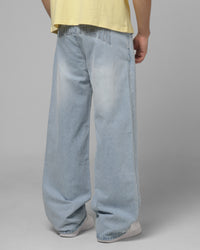 Loiter Women's Impact Low Waisted Jeans Washed Denim