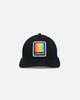 American Needle Twill Valin Patch Trucker Snapback White/Black