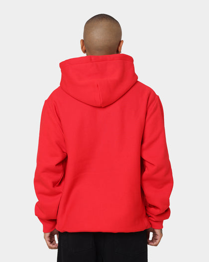Champion Rev Weave Hoodie Red