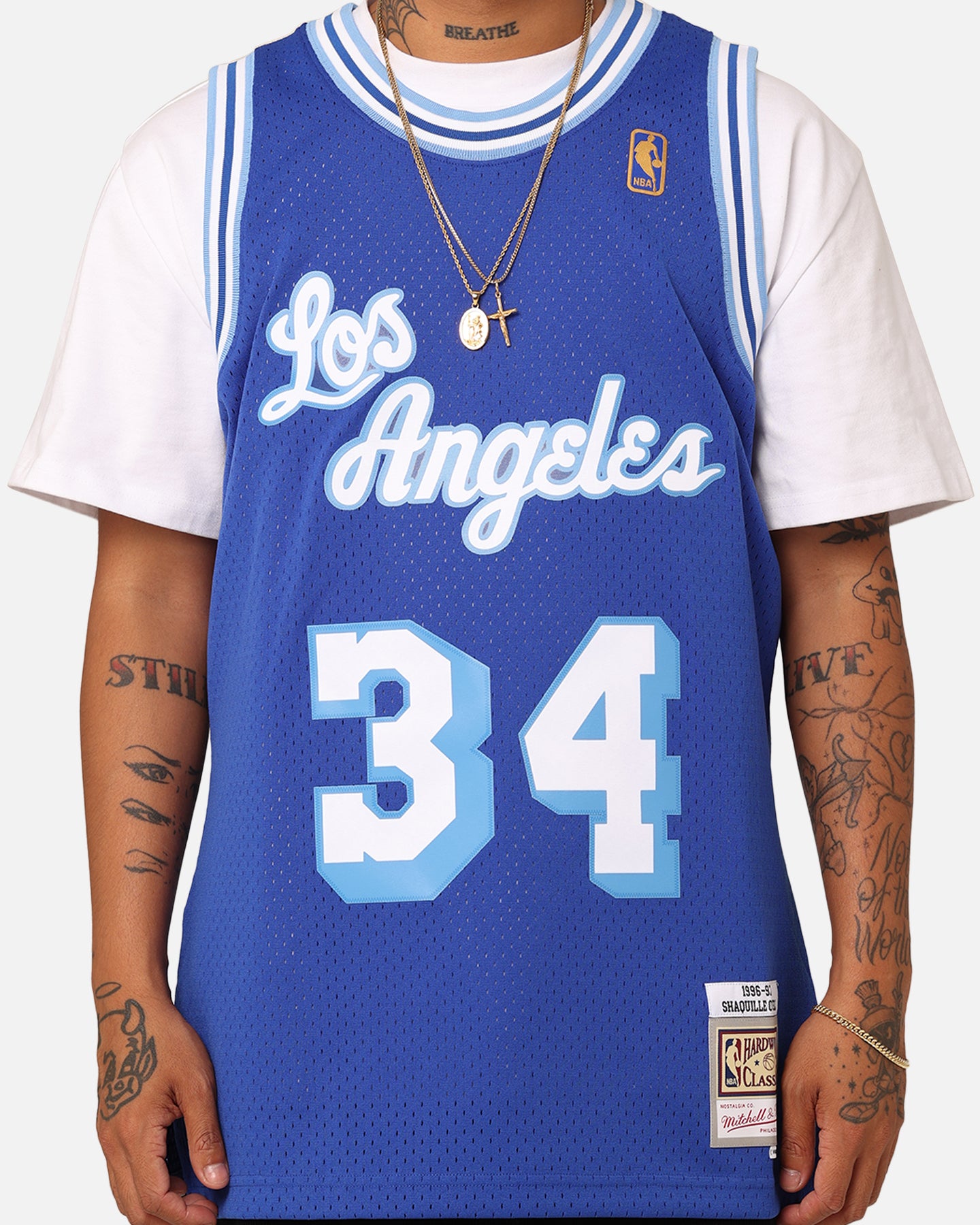 Mitchell&ness Los Angeles Lakers ユニフォーム Mitchell & Ness Los Angeles Lakers Shaquille O'Neal #34 Alt