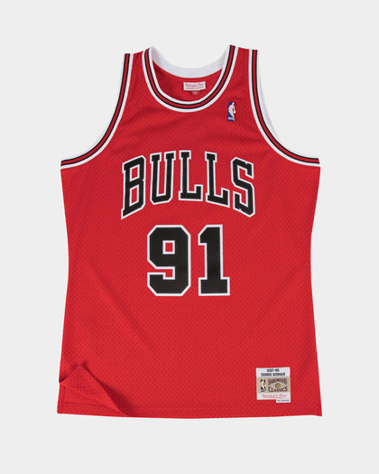 Mitchell & Ness Chicago Bulls Dennis Rodman '97-'98 #91 Swingman Jersey Red