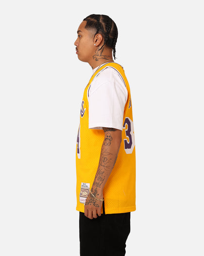 Mitchell & Ness Los Angeles Lakers Shaquille O'Neal '96-'97 #34 Swingman Jersey Yellow