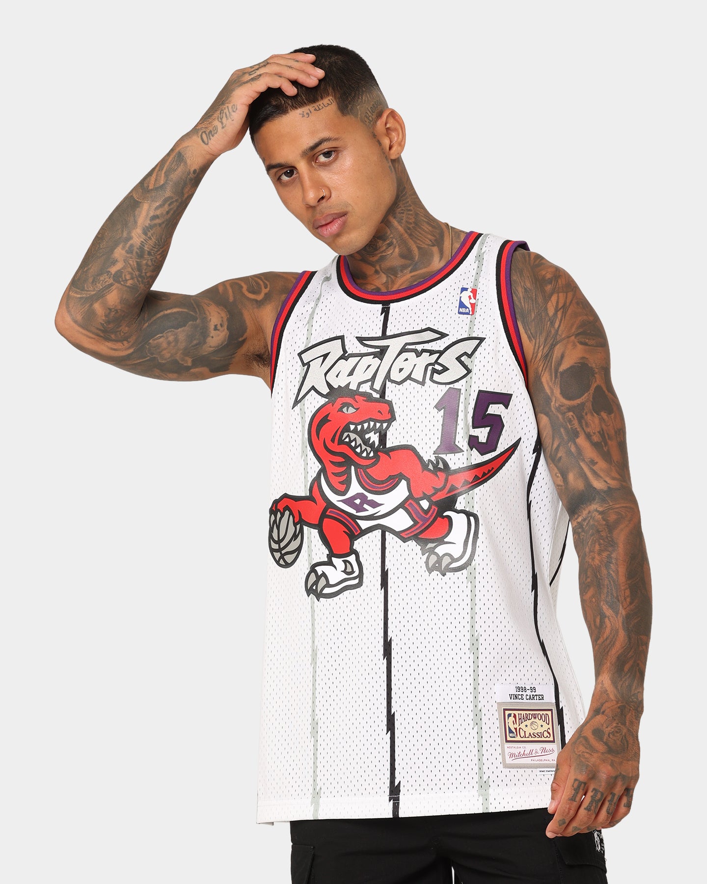 NEW JERSEY CARTER 15番 ユニフォーム Mitchell & Ness Toronto Raptors Vince Carter #15 Swingman Jersey