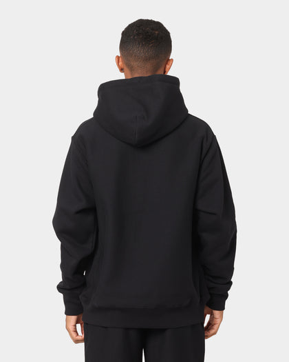 Champion Men's Rev Weave Script Hoodie Black/Gold