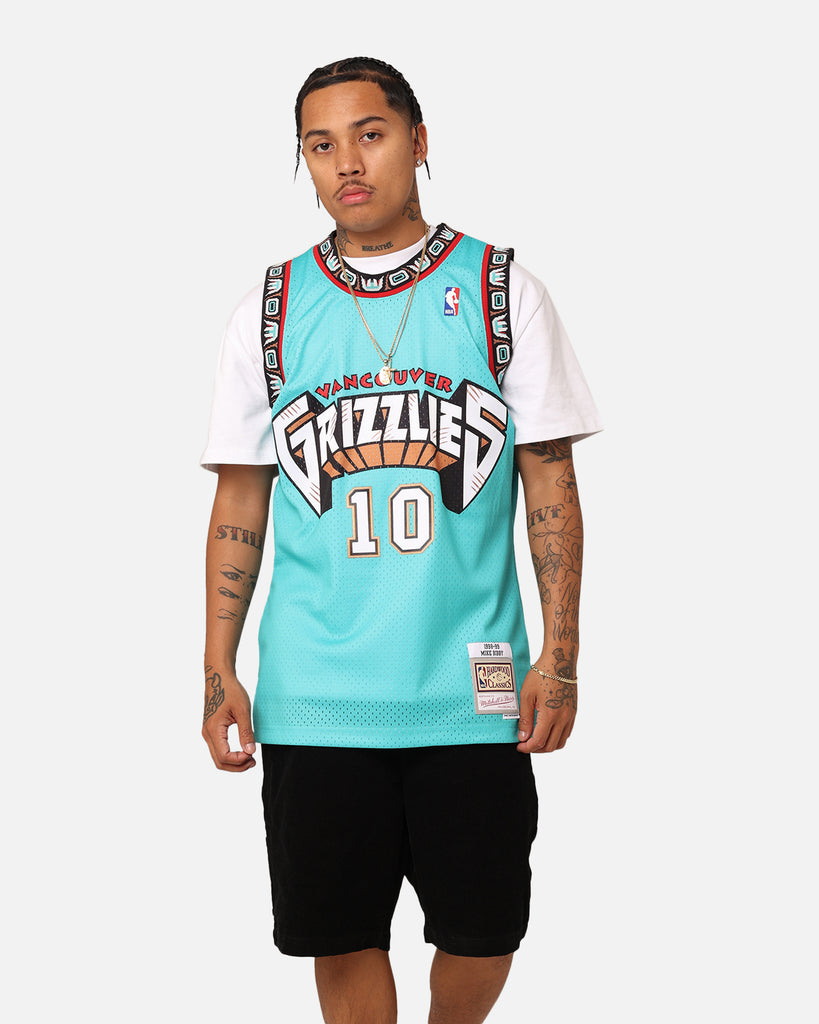 Mitchell & Ness x NBA 'Vancouver Grizzlies 2000 Mike Bibby' Split Swingman Débardeur | Blanc | FR