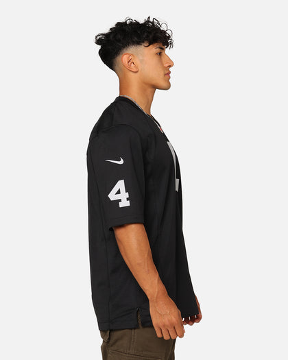 Nike Las Vegas Raiders Derek Carr #4 Game TC Jersey Black