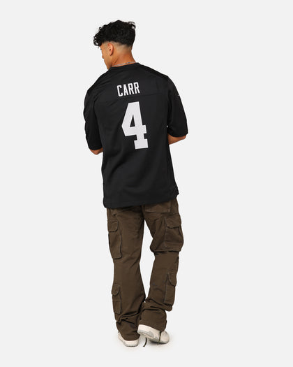 Nike Las Vegas Raiders Derek Carr #4 Game TC Jersey Black