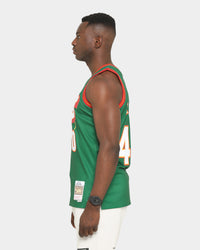 Mitchell & Ness Seattle Sonics Shawn Kemp '95-'96 #40 Swingman Jersey Green