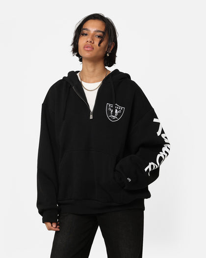 New Era Las Vegas Raiders Sleeve Script Hoodie Black/White