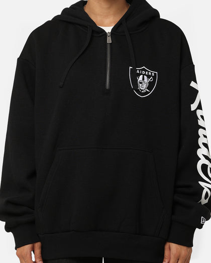 New Era Las Vegas Raiders Sleeve Script Hoodie Black/White