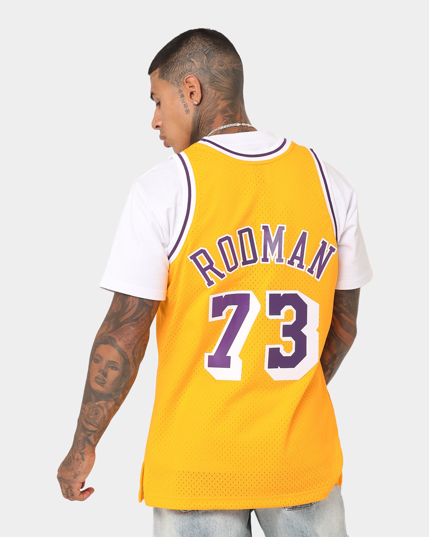 Mitchell & Ness Los Angeles Lakers Dennis Rodman #73 '98 -'99 Home