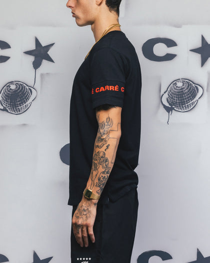Carre La Manche T-Shirt Black/Red
