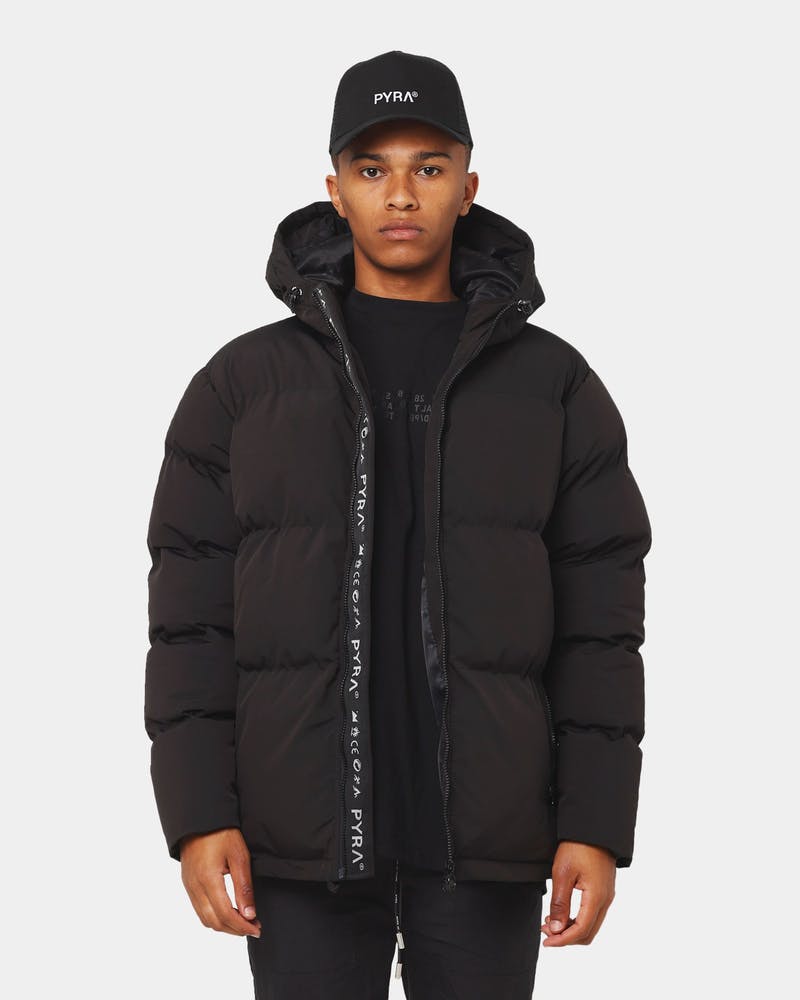 PYRA Alpine Puffa Jacket Black