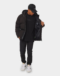 PYRA Alpine Puffa Jacket Black