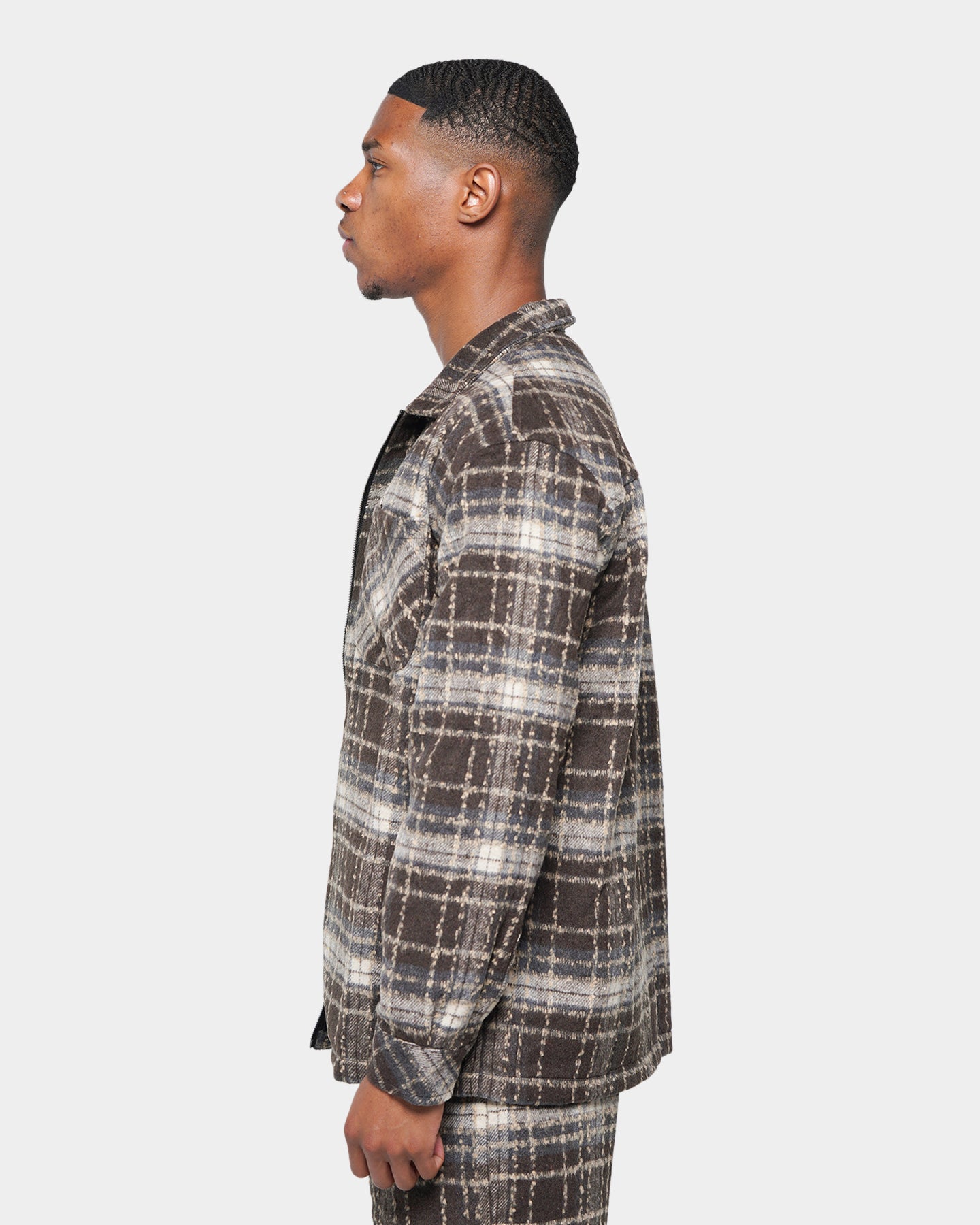 ジャケット・アウター ELCHELE / DADDY CHECK ZIP UP SHIRT ELCHELE / DADDY CHECK ZIP UP SHIRT 【公式通販】
