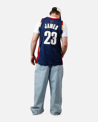 Mitchell & Ness Cleveland Cavaliers Lebron James #23 '08-'09 Swingman Jersey Navy