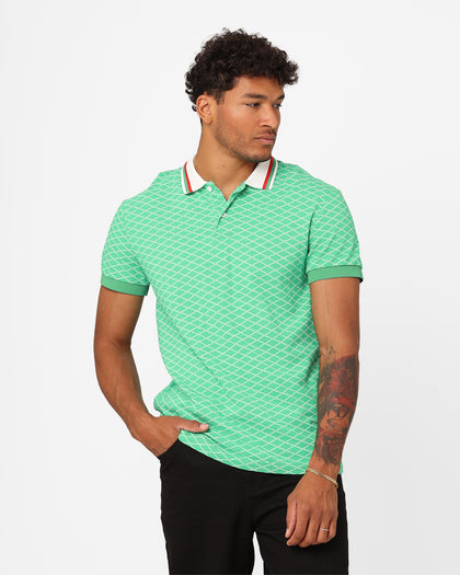 XXIII Printed Polo Shirt Green/White