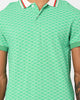 XXIII Printed Polo Shirt Green/White